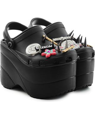 balenciaga platform crocs